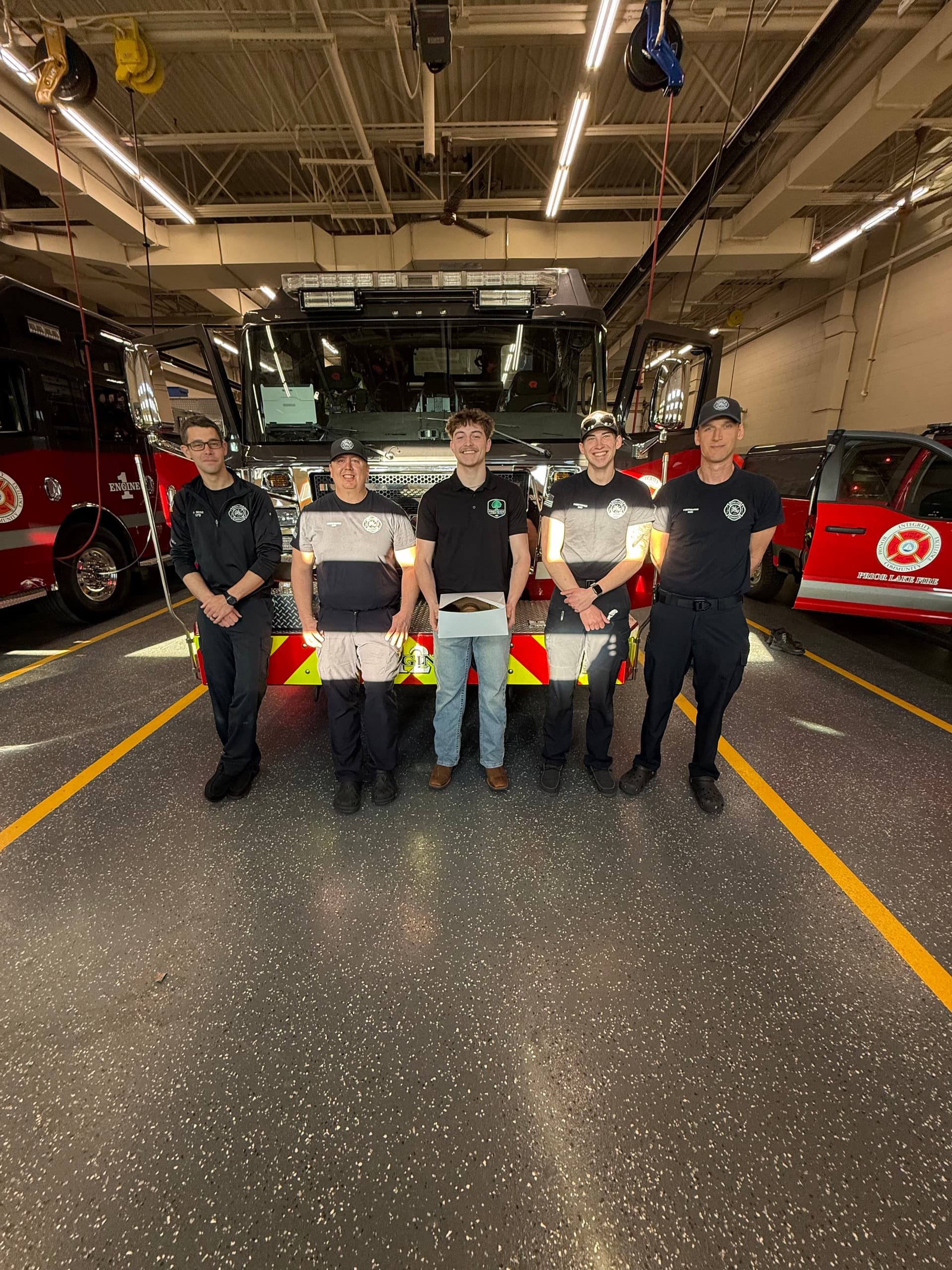 Grateful to Spend Time with the Prior Lake Fire Department image