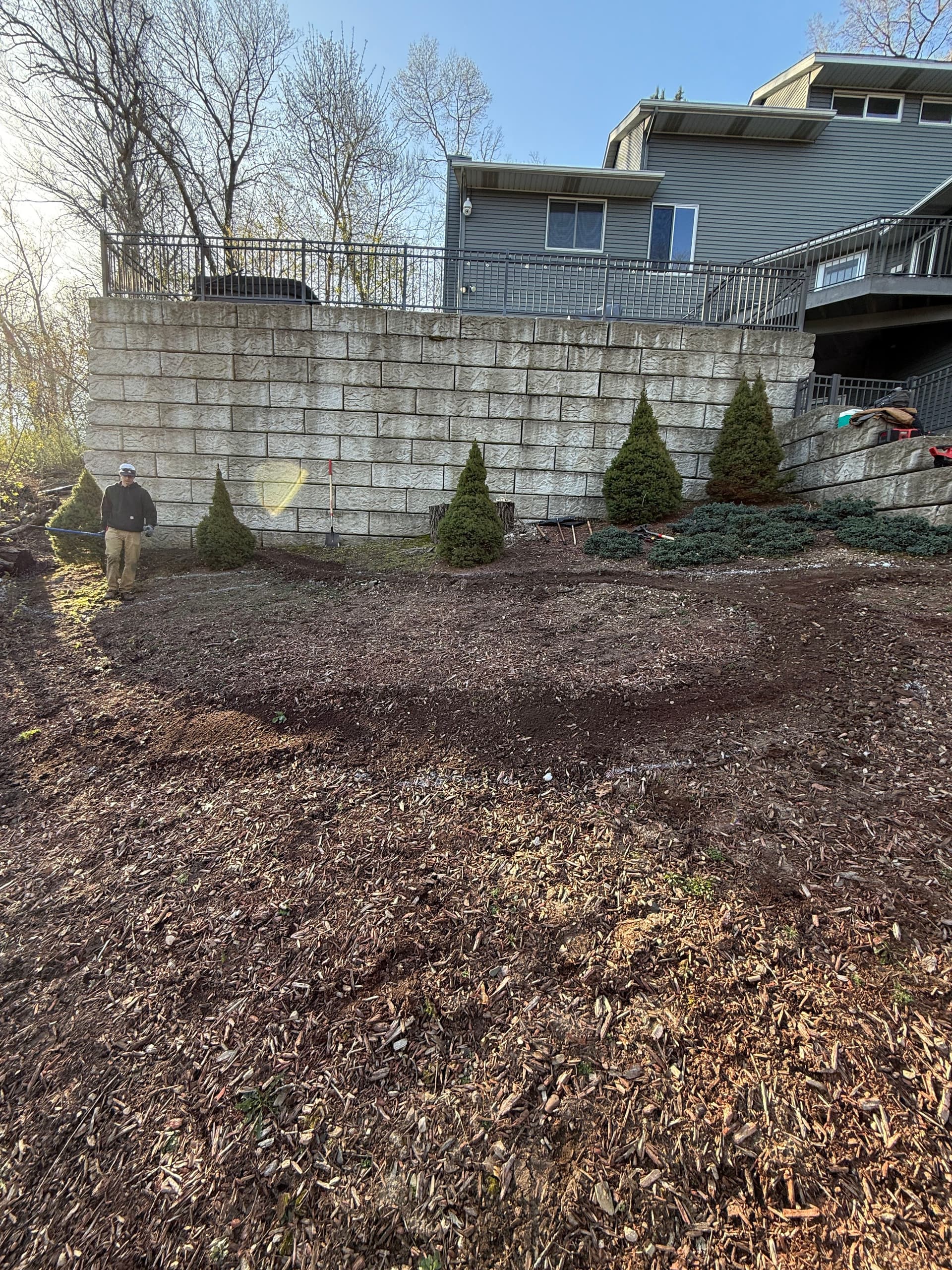 Gallery photos for Hillside Garden Path and Mulched Bed in Inver Grove Heights: Image #5