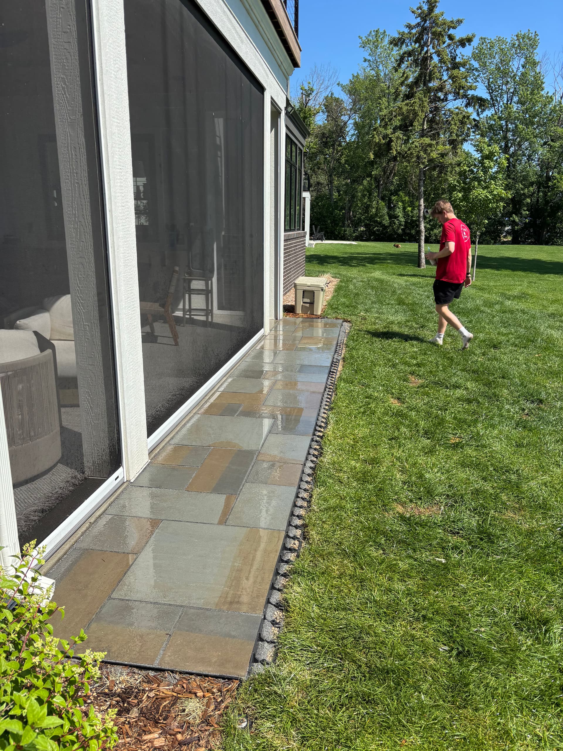 Gallery photos for Natural Stone Retaining Wall in Saint Paul and Patio Extensions on Lake Minnetonka: Image #2
