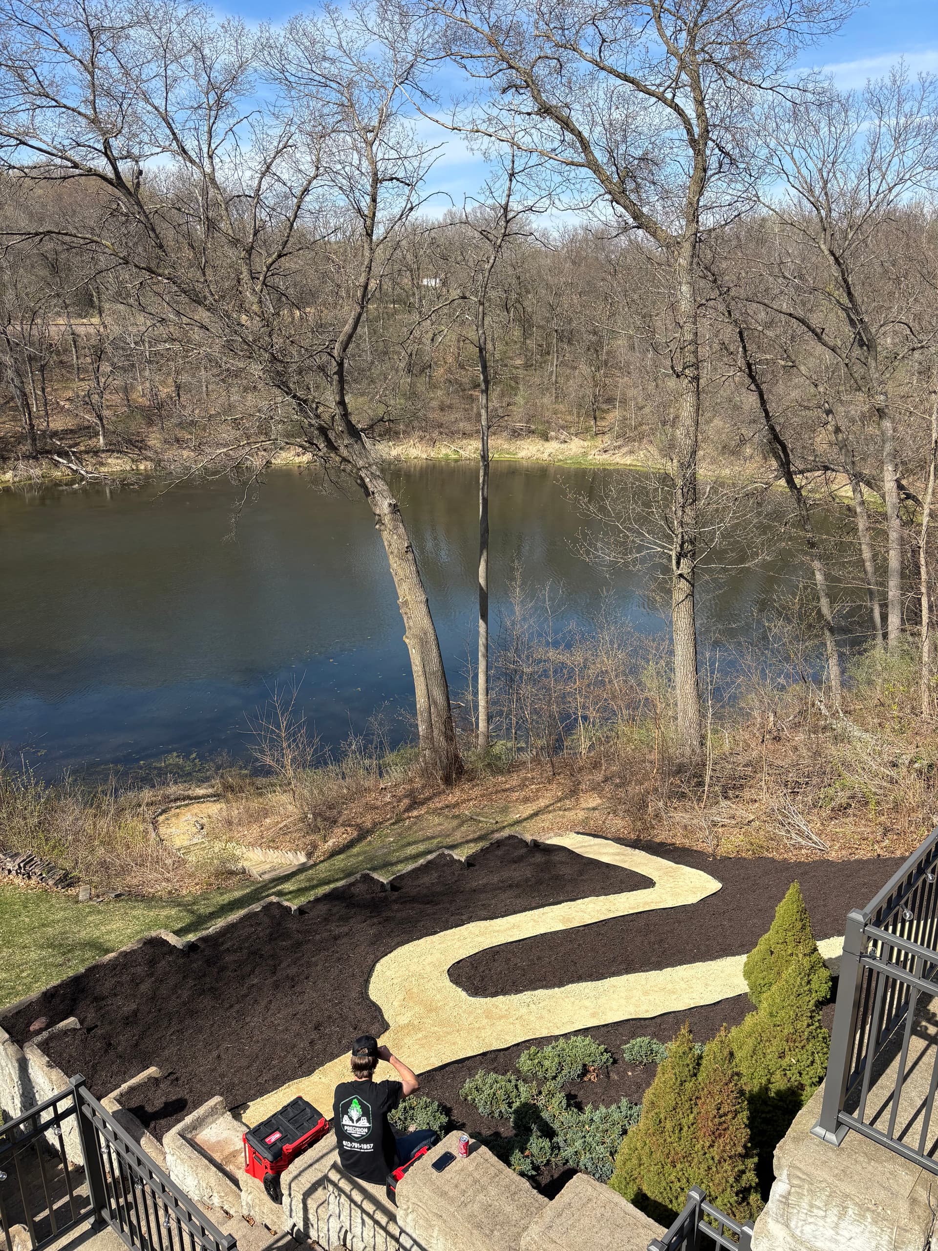 Gallery photos for Hillside Garden Path and Mulched Bed in Inver Grove Heights: Image #4