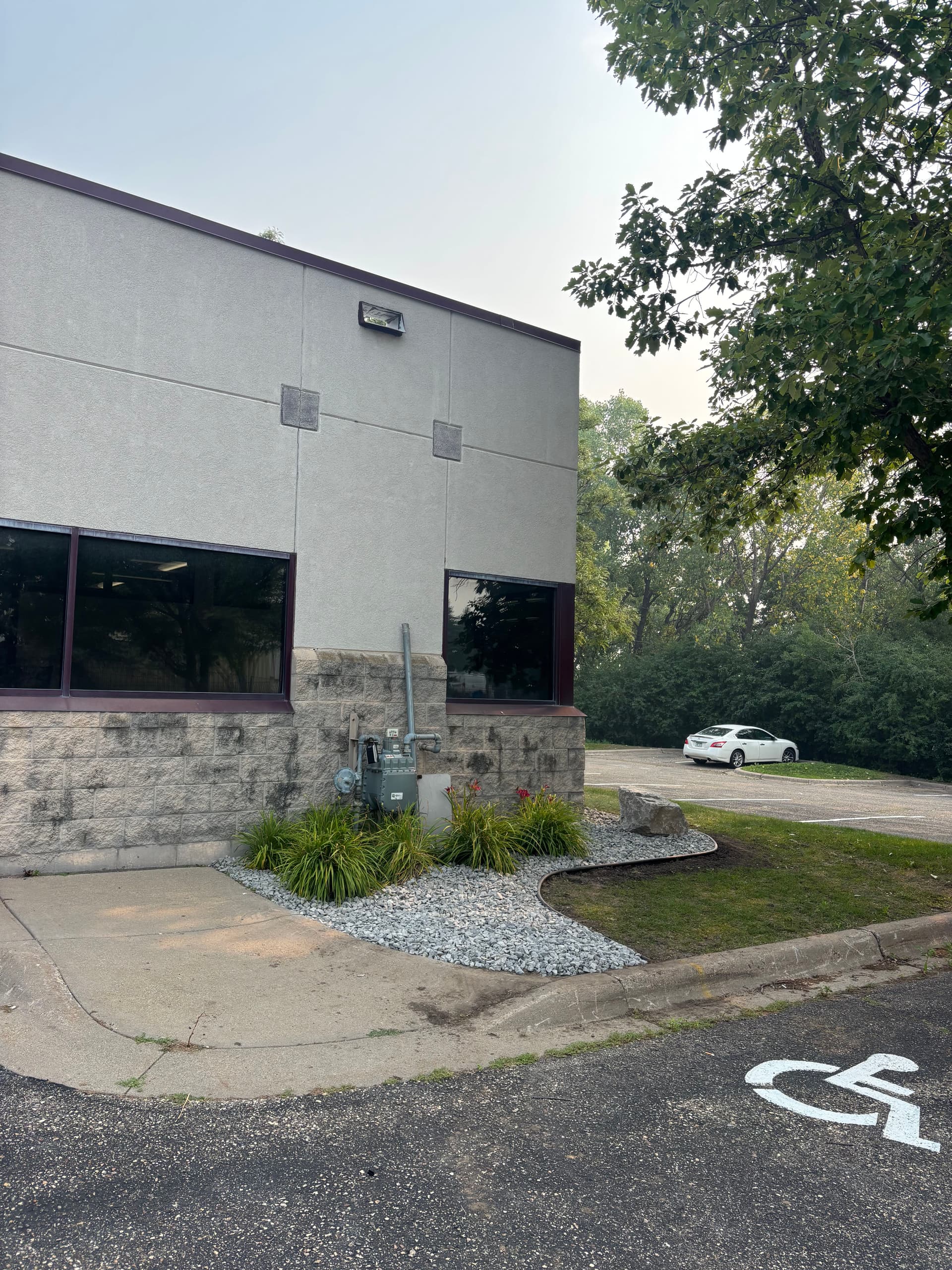 Gallery photos for Commercial Landscaping Facelift with Granite, New Plantings, and Brush Hogging: Image #3