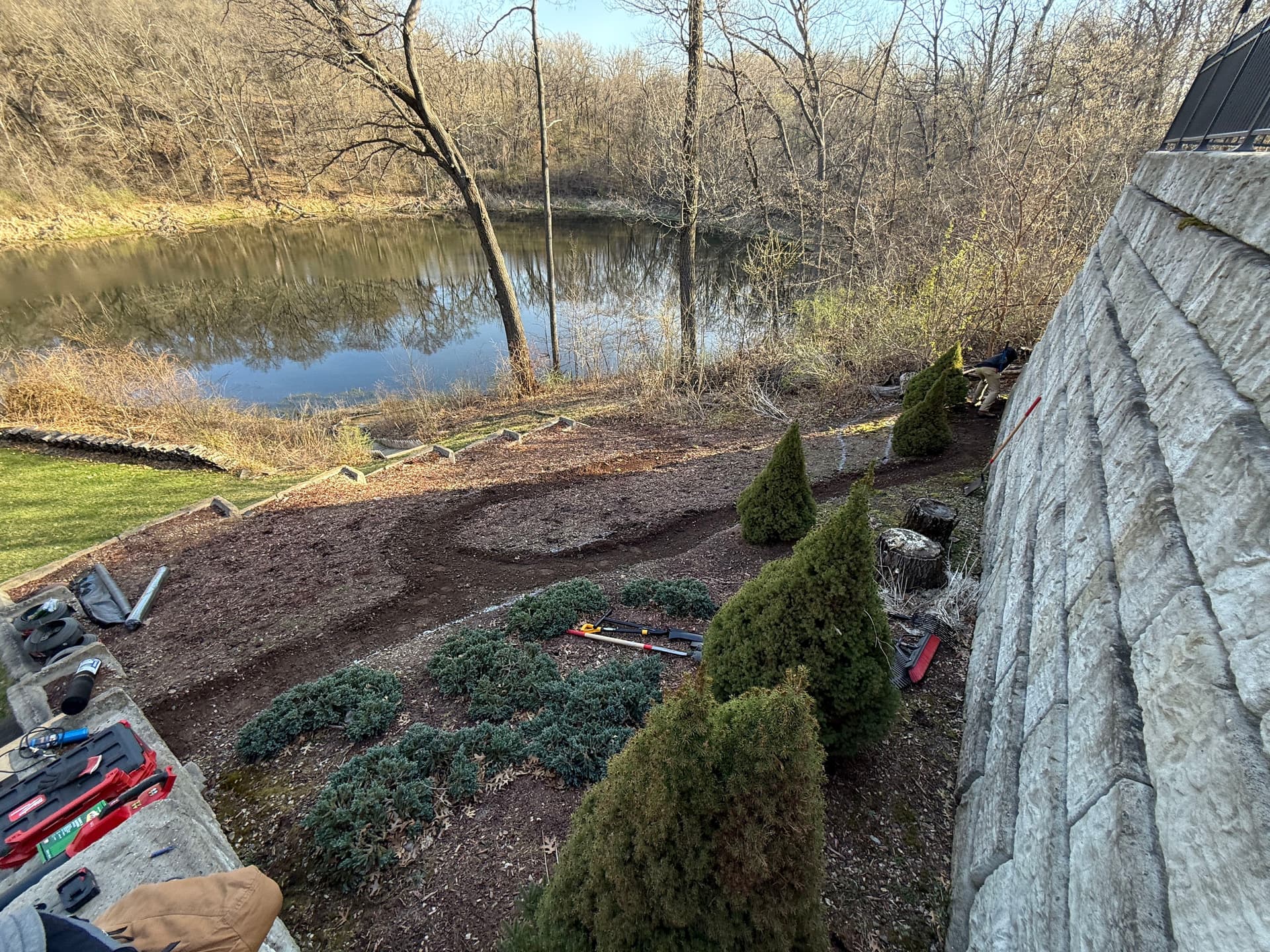 Gallery photos for Hillside Garden Path and Mulched Bed in Inver Grove Heights: Image #3