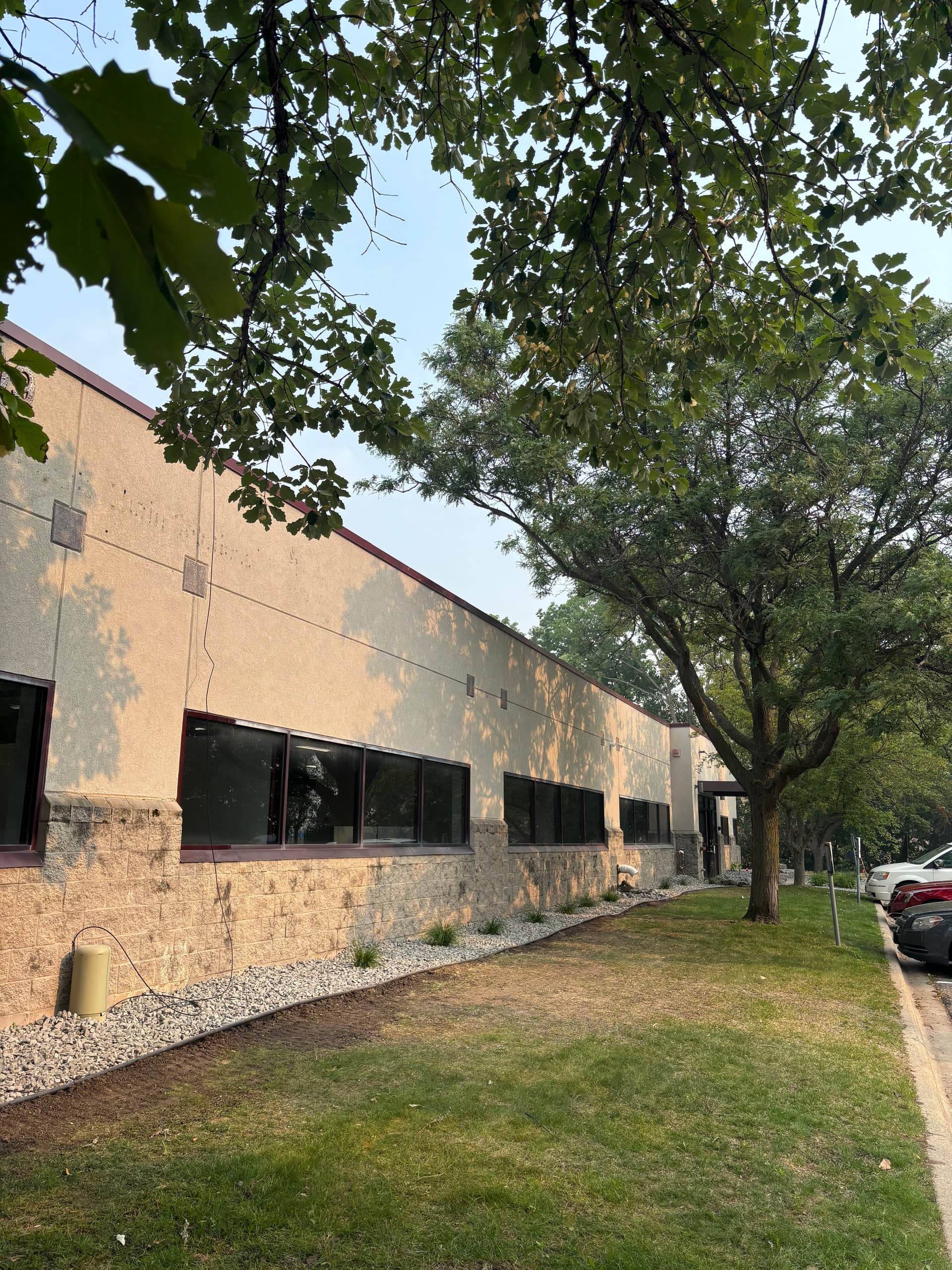 Gallery photos for Commercial Landscaping Facelift with Granite, New Plantings, and Brush Hogging: Image #1