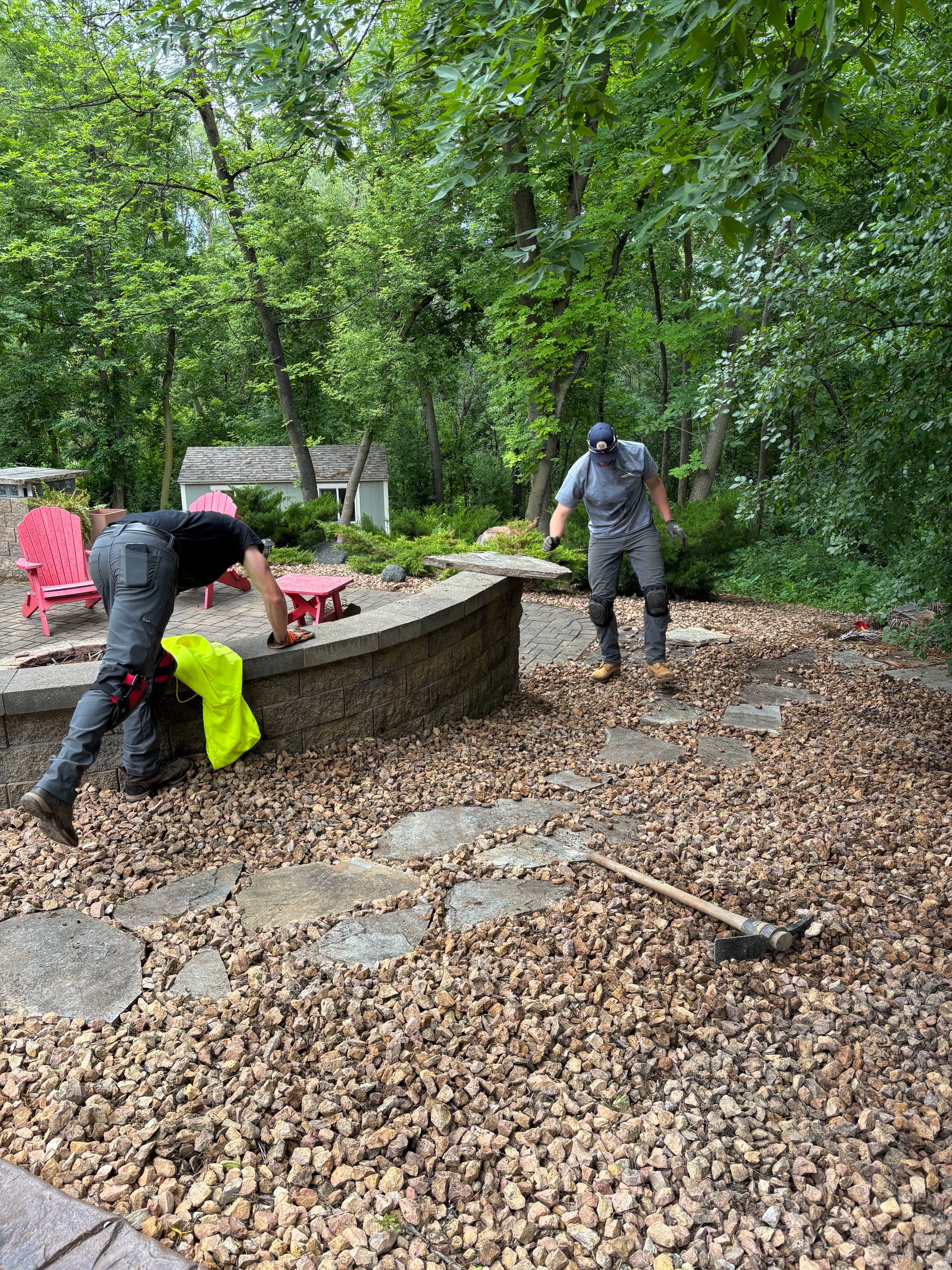 Stone Stepper Path Installation in Savage MN image